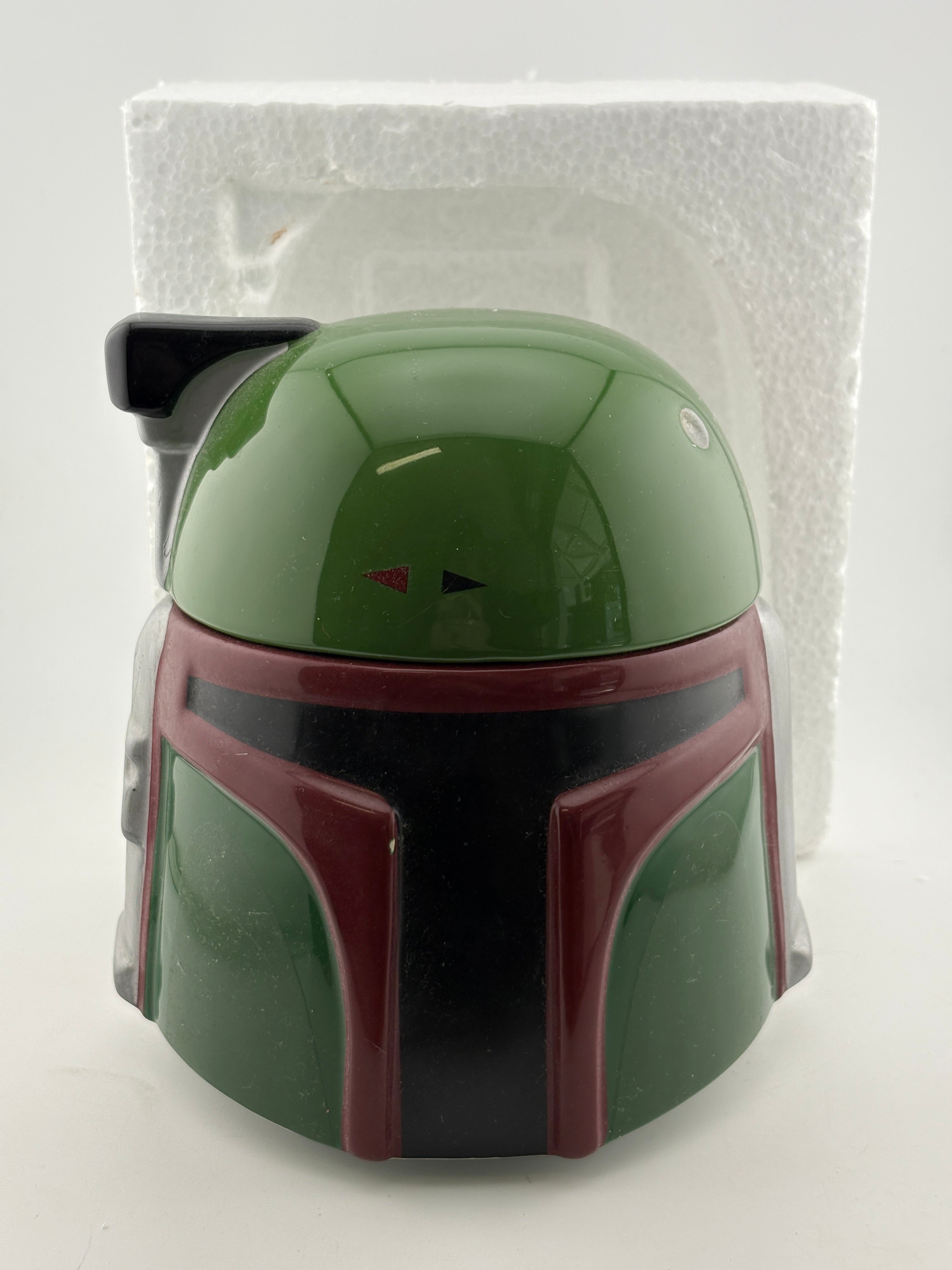 Disney Star Wars Boba Fett Ceramic Cookie Jar New with Box Opened* FRENLY BRICKS - Open 7 Days